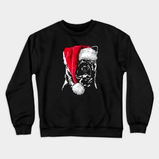 American Akita Santa Christmas dog mom Crewneck Sweatshirt